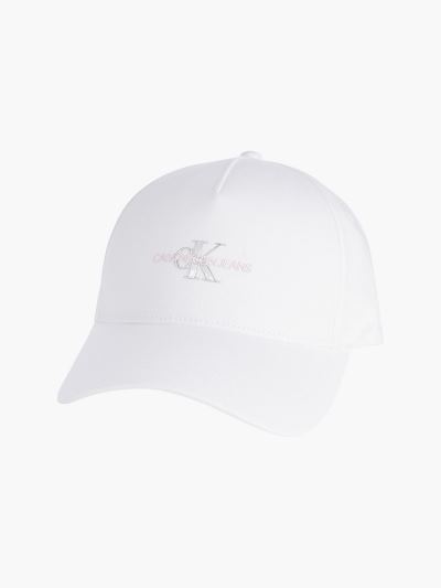 Calvin Klein Táskák & Kiegészítők HU671783 | Calvin Klein Cotton Twill Női Sapka Világos Fehér